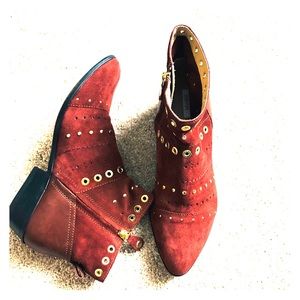 GEOX suede ankle boots